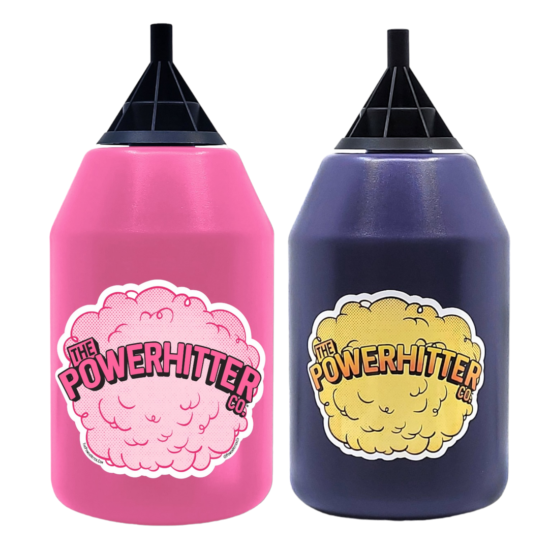 2pk Blue & Pink PowerHitters w/Wrapping Paper