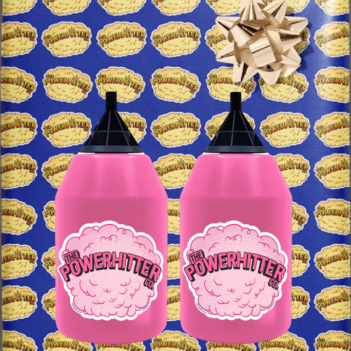 Pink 2pk PowerHitters w/Wrapping Paper