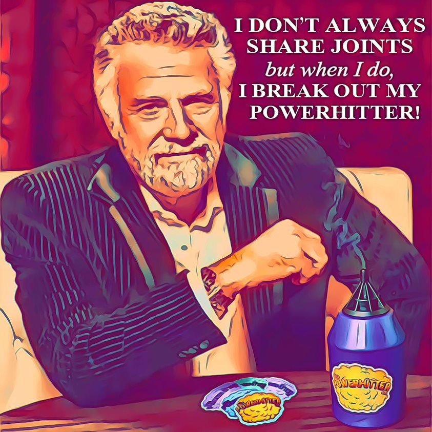 Most interesting man Sticker The PowerHitter Co.